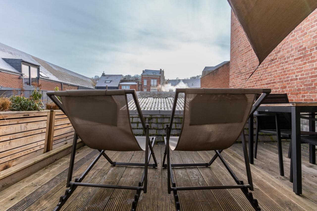 Ardenne Bnb Gite Urbain Avec Terrasse Marche-en-Famenne Esterno foto